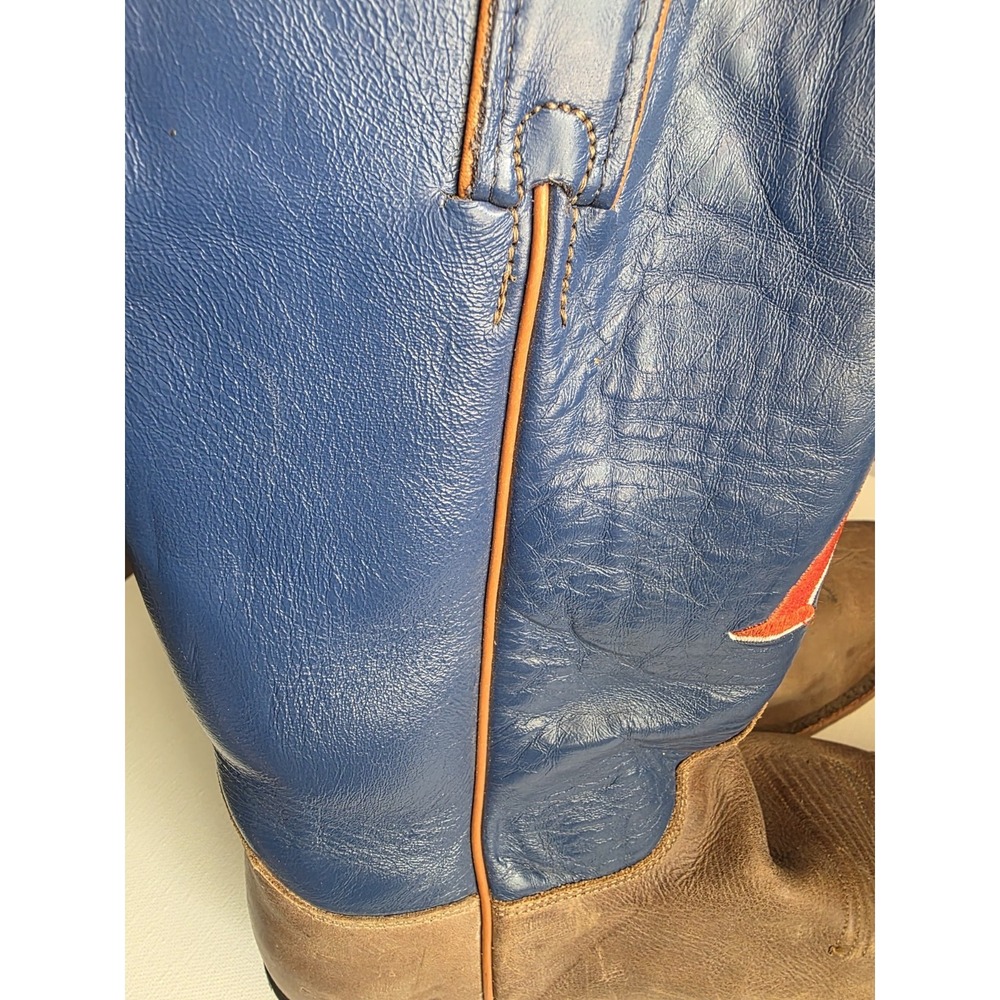 Nocona Florida University Gators Cowboy Boots  Mens Size 8 Blue Orange USA - Picture 8 of 16